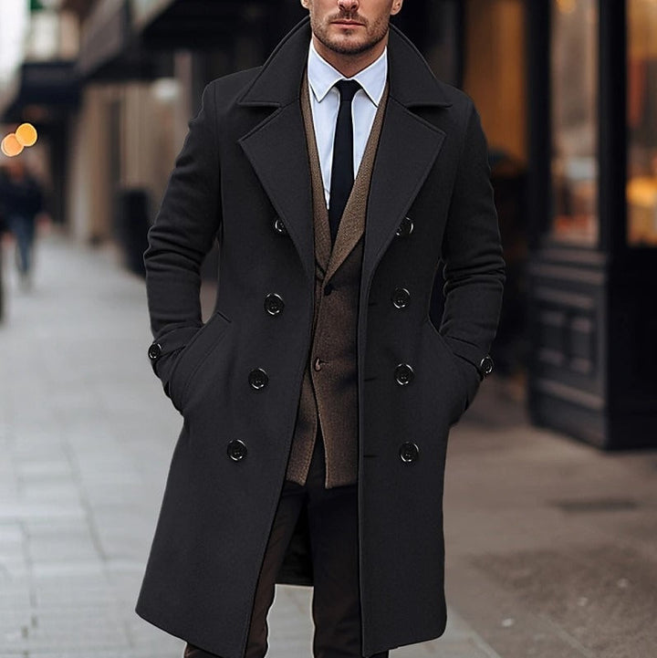 Cappotto Doppiopetto Uomo Estivo Vestibilità Classica
