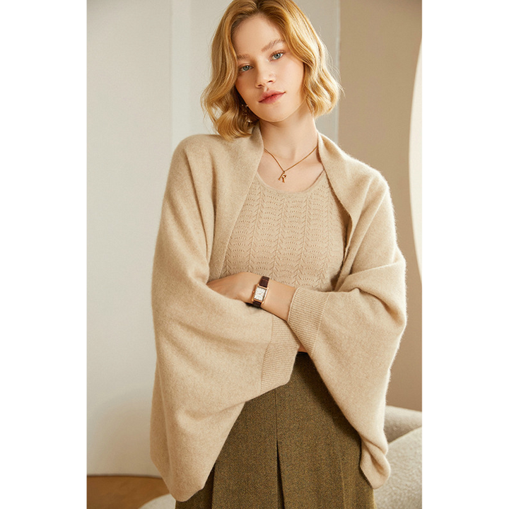 Scialle Donna in Maglia Caldo Morbido Moda