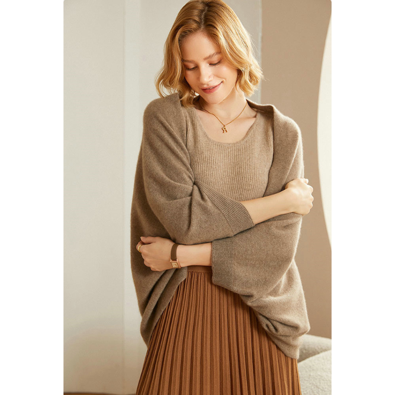 Scialle Donna in Maglia Caldo Morbido Moda