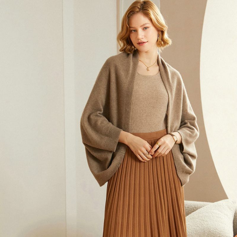 Scialle Donna in Maglia Caldo Morbido Moda