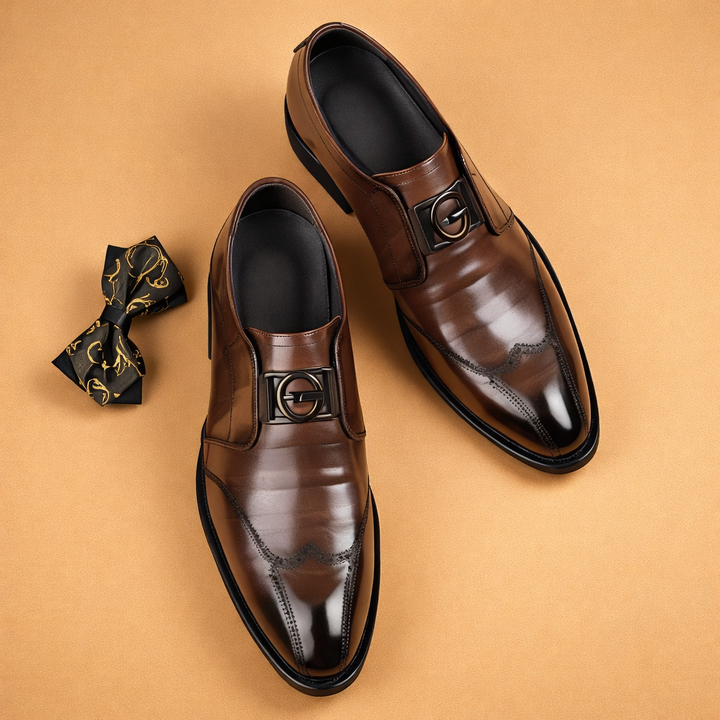 Scarpe Slip-On Uomo Eleganti Formali Morbide