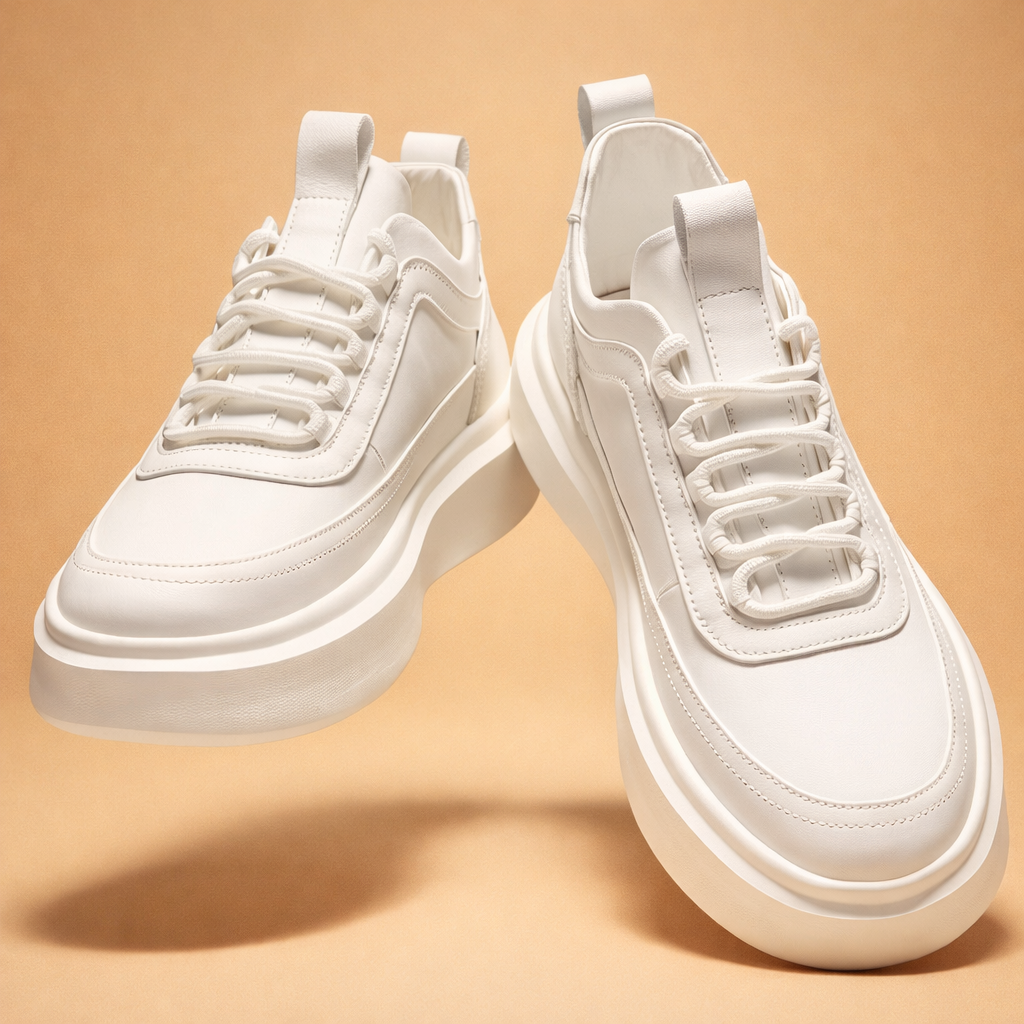 Sneakers Uomo Platform Suola Spessa Stile Street - Vesarelli