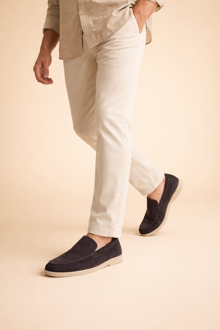 Mocassini Uomo Slip-On Pelle Morbida Comfort