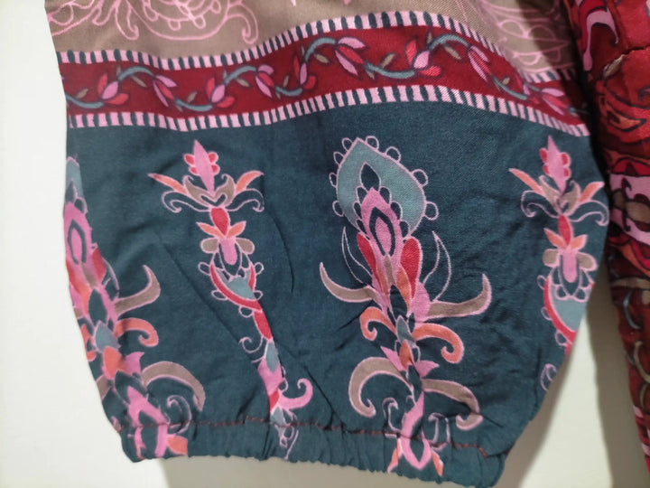 Abito Midi Donna Stampa Leggera Vestibilità Regolare