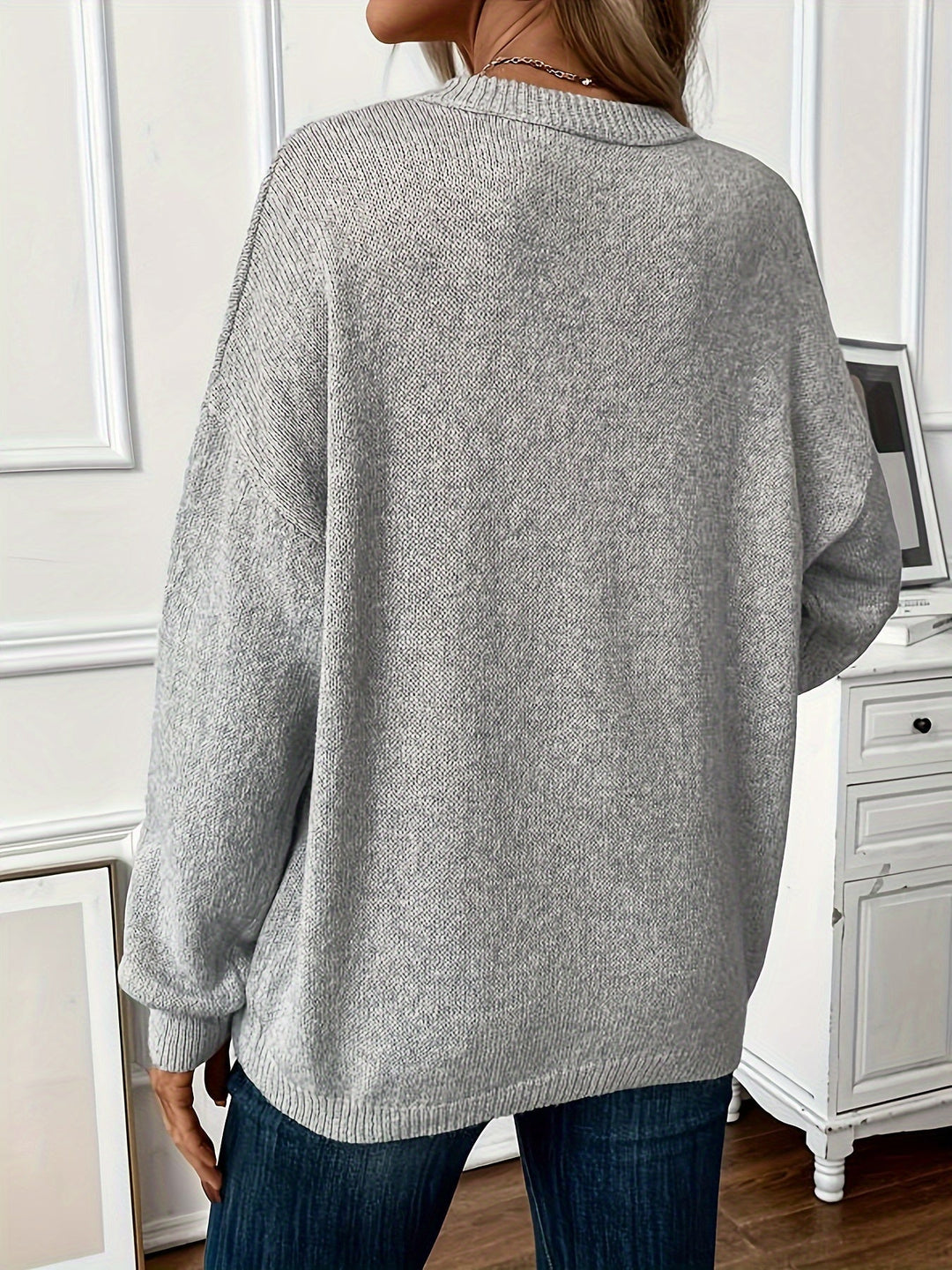Maglione Donna Casual Scollo Tondo Morbido