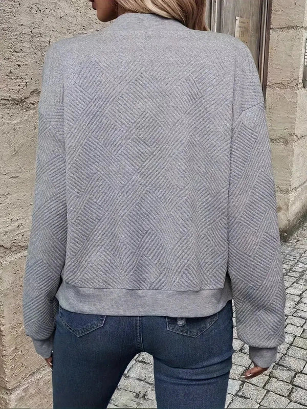 Bomber Donna Leggero in Tessuto con Cerniera Comodo - Vesarelli