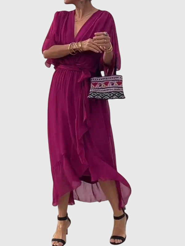 Abito Donna Elegante Vestibilità Slim Design Raffinato