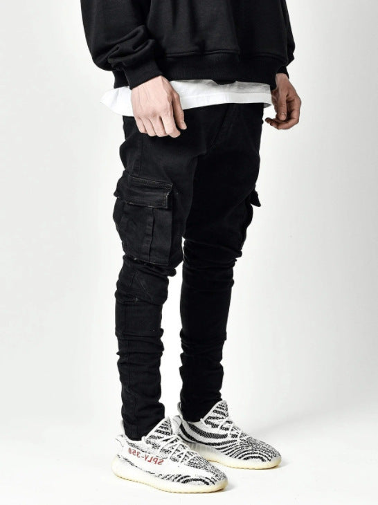 Jeans Uomo con Tasche Laterali Regular Fit