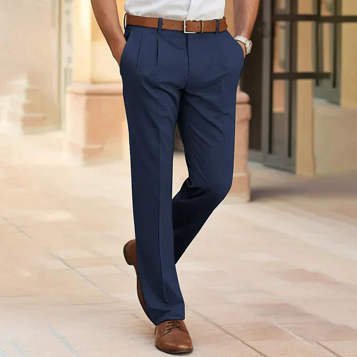 Pantaloni Estivi Uomo Leggeri Tessuto Traspirante Comodo - Vesarelli