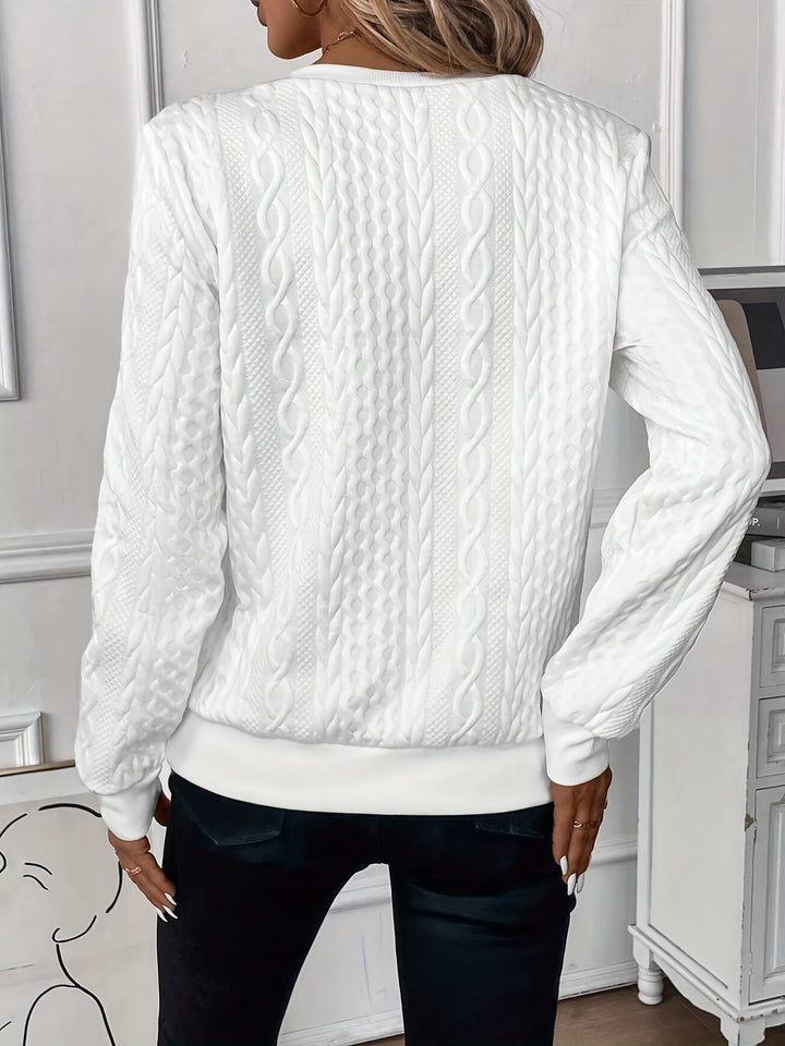 Maglione Donna Lavorato a Maglia con Cerniera Frontale