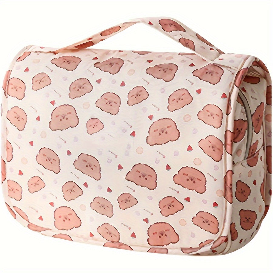 Organizer Compatto Unisex per Cosmetici da Toilette da Appendere - Vesarelli