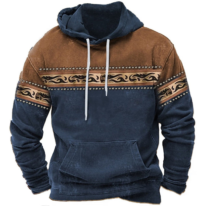 Felpa Uomo con Cappuccio Estiva Stile Vintage - Vesarelli