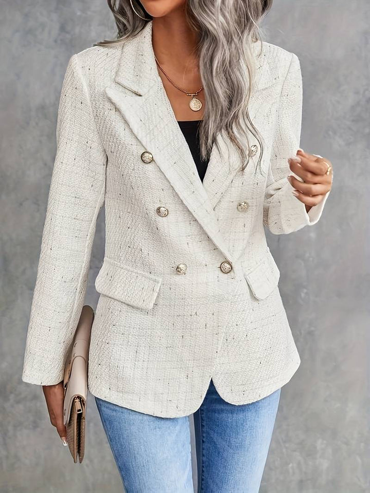 Blazer Donna Maniche Lunghe Colletto a Revers