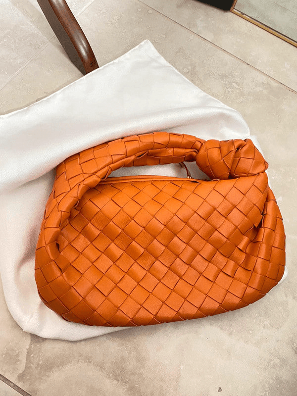 Borsa Donna Intrecciata in Materiale Morbido Tracolla Regolabile - Vesarelli
