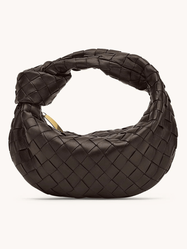 Borsa Donna Intrecciata in Materiale Morbido Tracolla Regolabile