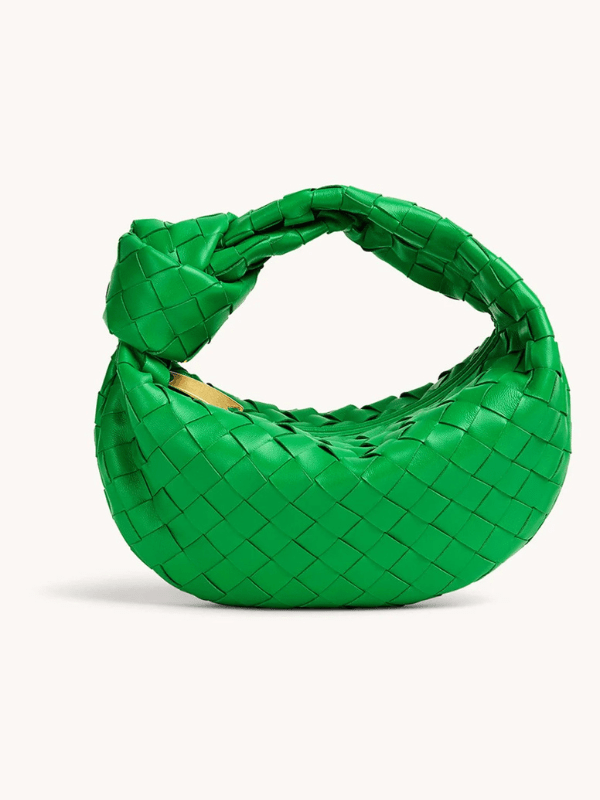 Borsa Donna Intrecciata in Materiale Morbido Tracolla Regolabile