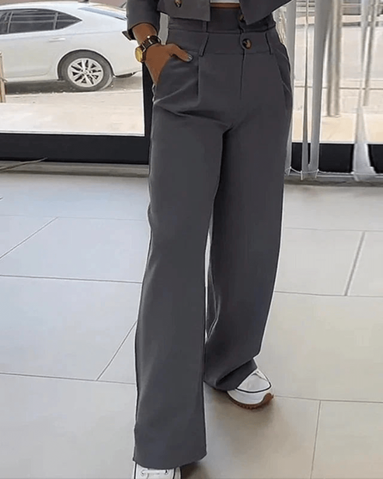 Completo Donna Pantaloni e Blazer Vestibilità Classica