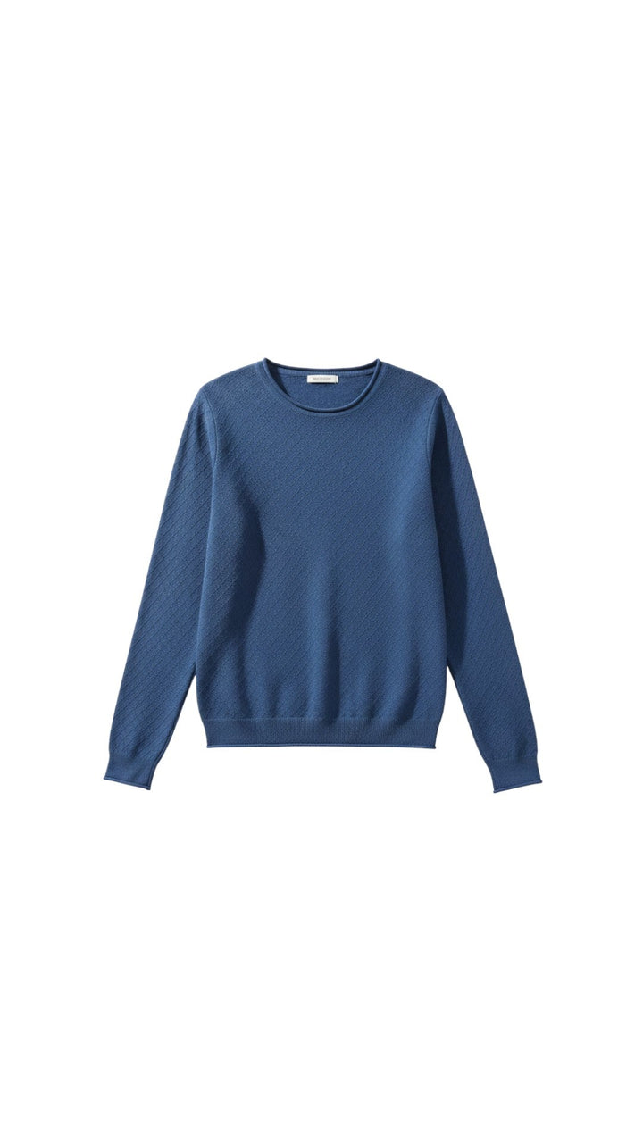 Maglione Uomo Cotone Girocollo Maniche Lunghe