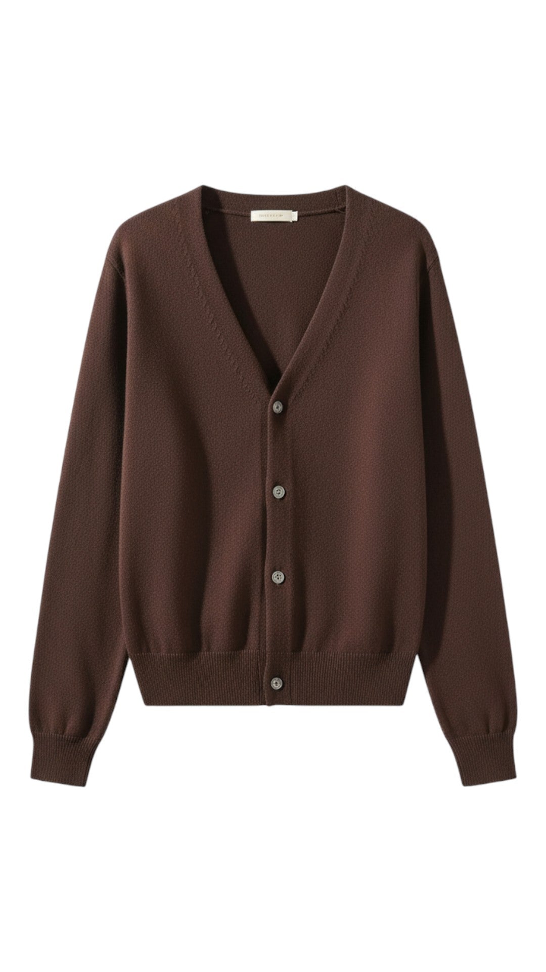 Cardigan Donna Cotone Bottoni Scollatura a V Manica Lunga