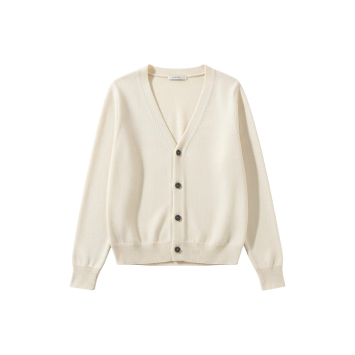 Cardigan Donna Cotone Bottoni Scollatura a V Manica Lunga - Vesarelli