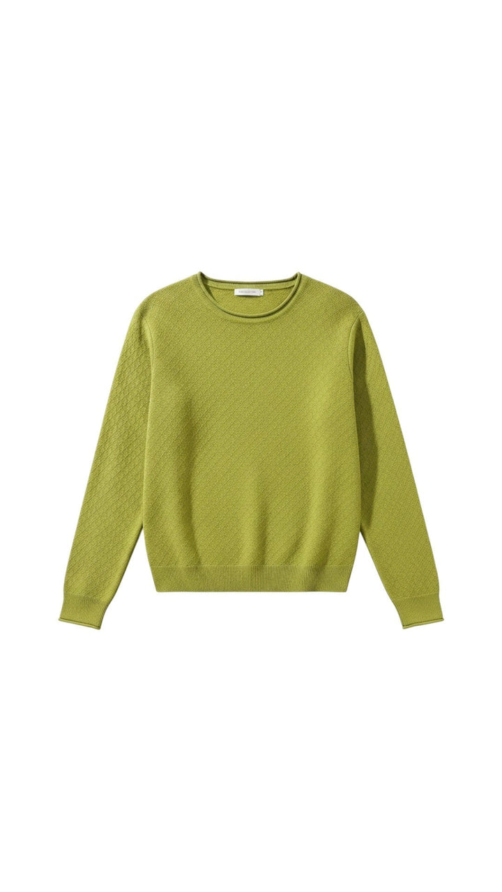 Maglione Uomo Cotone Girocollo Maniche Lunghe