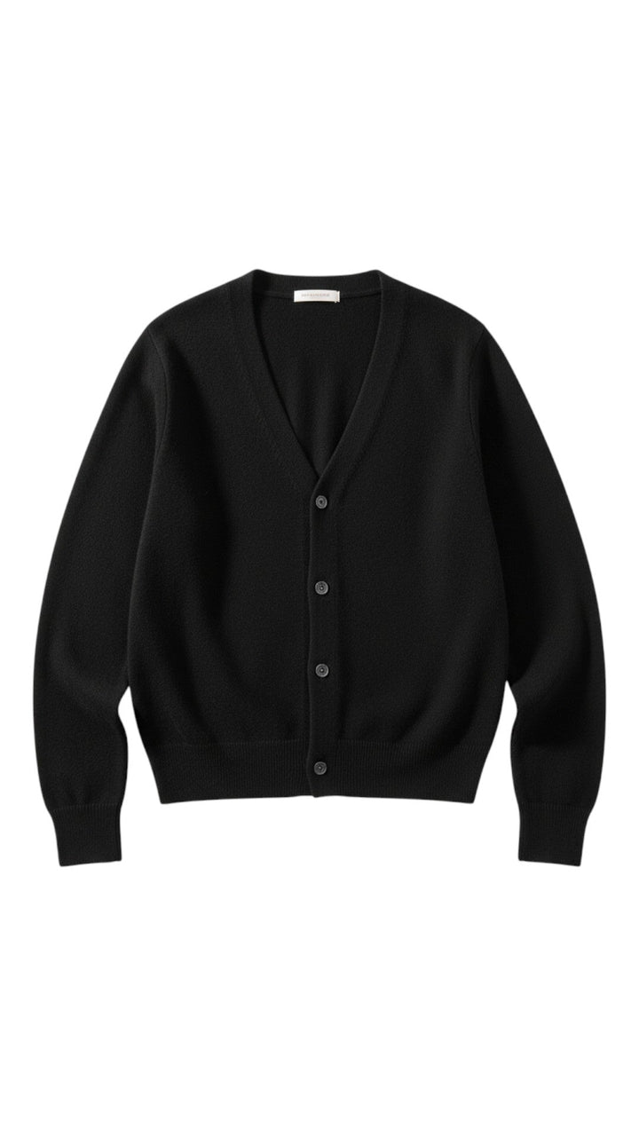 Cardigan Donna Cotone Bottoni Scollatura a V Manica Lunga