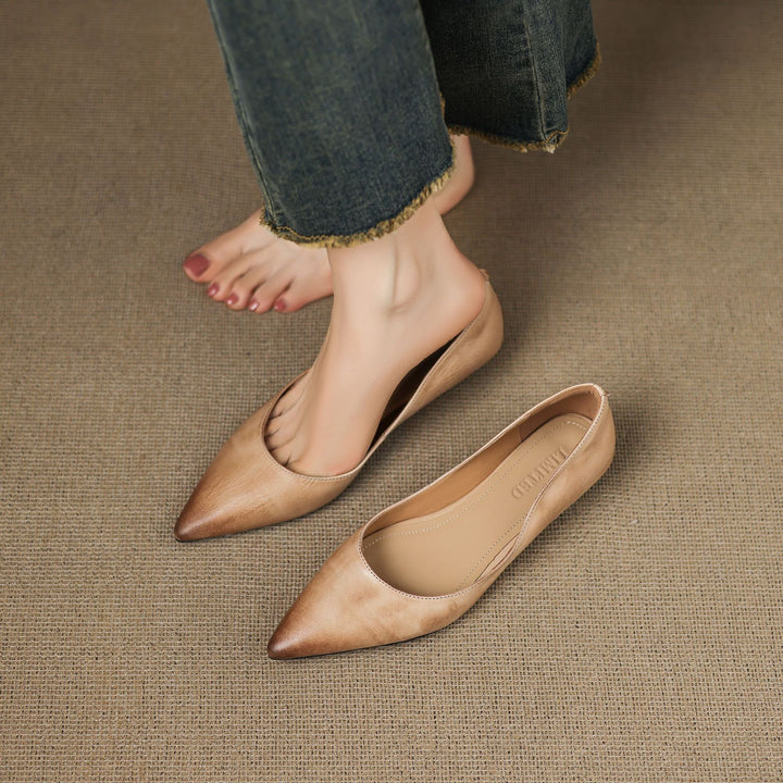 Flats Donna Punta Raffinata Elegante - Vesarelli