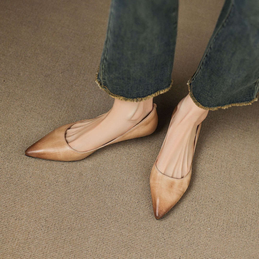 Flats Donna Punta Raffinata Elegante - Vesarelli