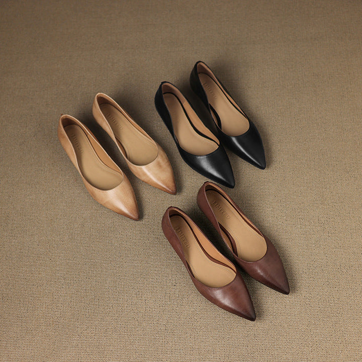 Flats Donna Punta Raffinata Elegante - Vesarelli