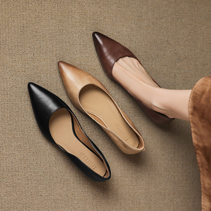 Flats Donna Punta Raffinata Elegante - Vesarelli