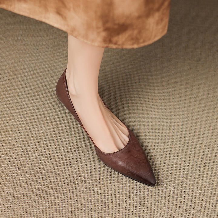 Flats Donna Punta Raffinata Elegante - Vesarelli