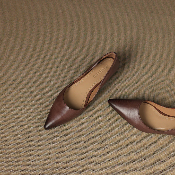 Flats Donna Punta Raffinata Elegante - Vesarelli