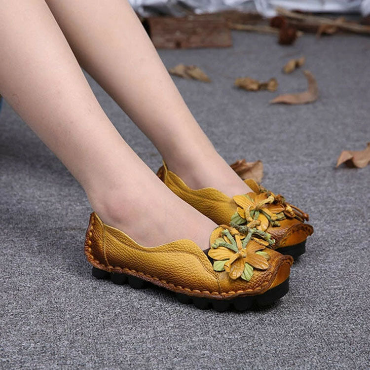 Scarpe Donna Casual Dettagli Floreali Eleganti