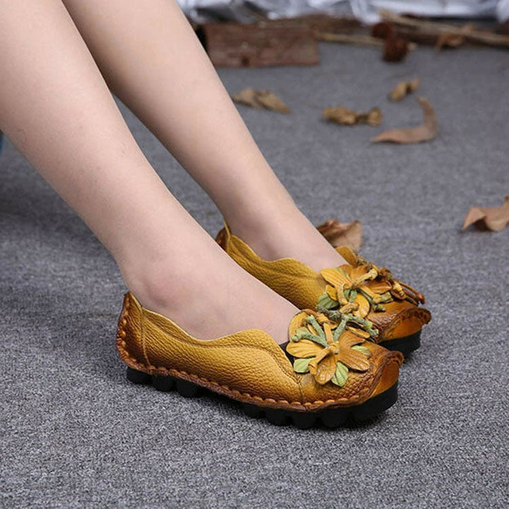 Scarpe Donna Casual Dettagli Floreali Eleganti