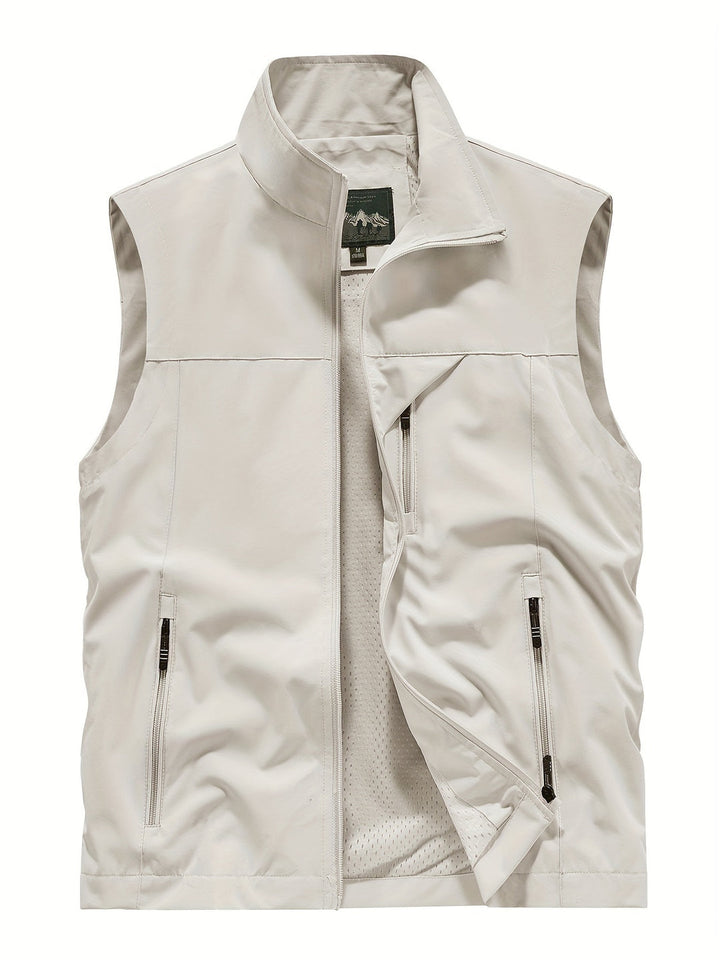 Gilet Uomo Softshell Tecnico Antivento Leggero Idrorepellente