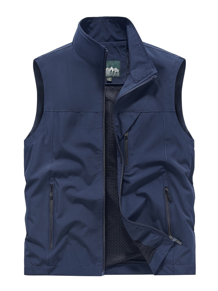 Gilet Uomo Softshell Tecnico Antivento Leggero Idrorepellente