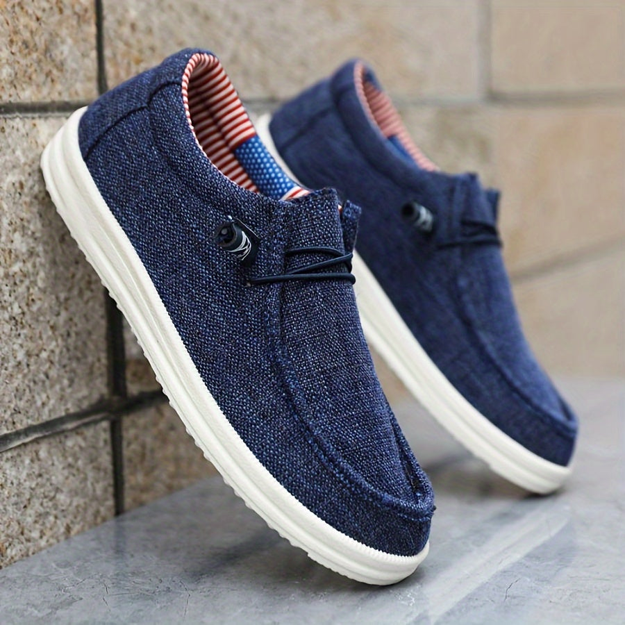 Scarpe Slip-On Uomo Tessuto Leggere Traspiranti Comode - Vesarelli
