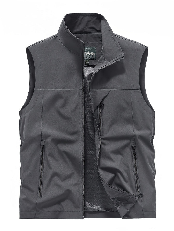 Gilet Uomo Softshell Tecnico Antivento Leggero Idrorepellente