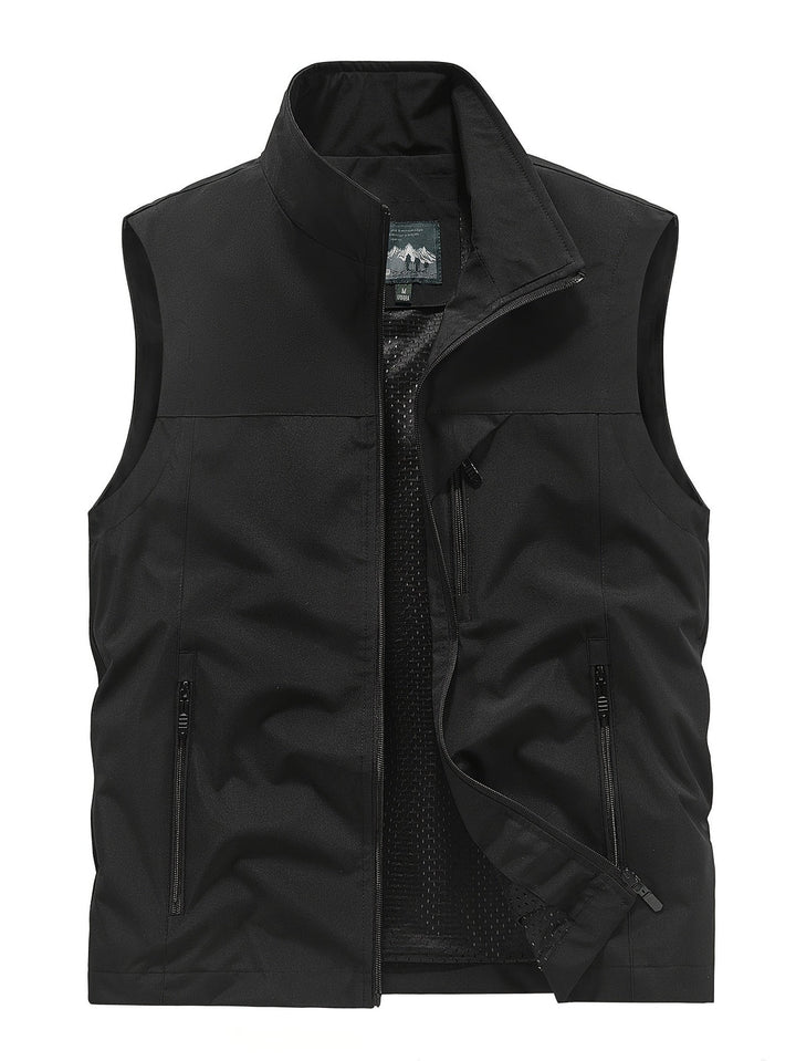 Gilet Uomo Softshell Tecnico Antivento Leggero Idrorepellente
