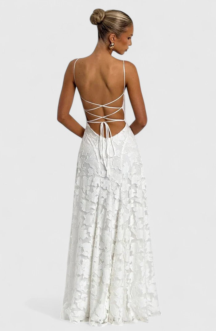 Abito Maxi Donna Linea Allungante Stile Sofisticato