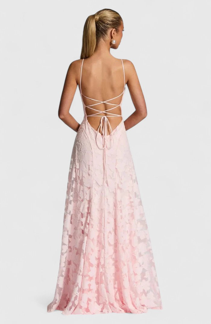 Abito Maxi Donna Linea Allungante Stile Sofisticato