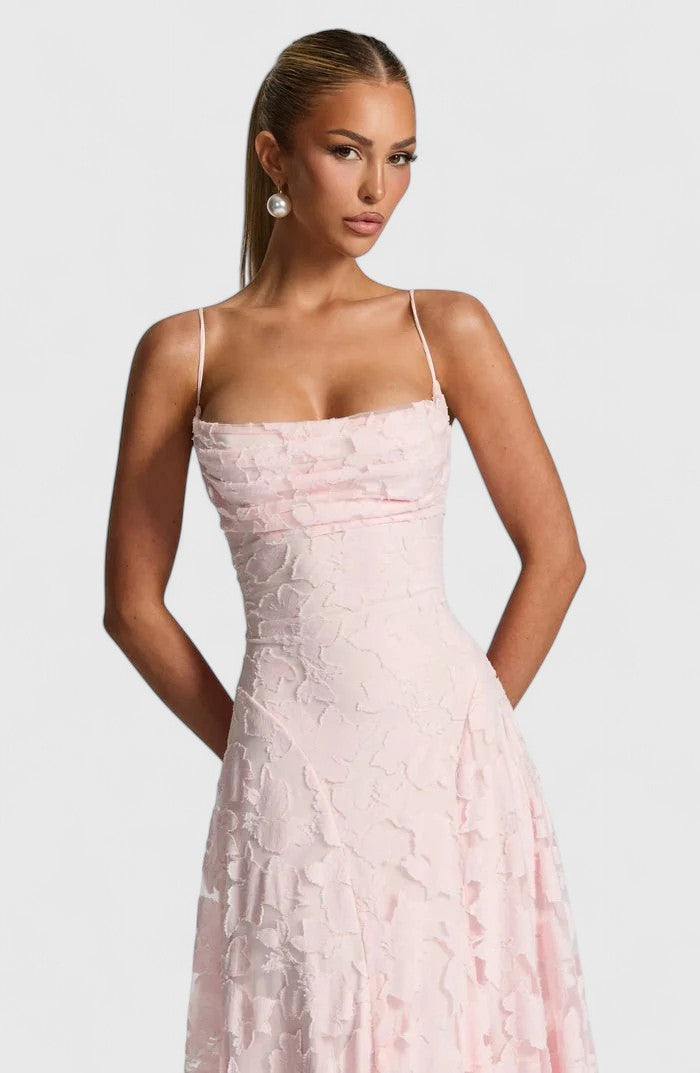 Abito Maxi Donna Linea Allungante Stile Sofisticato