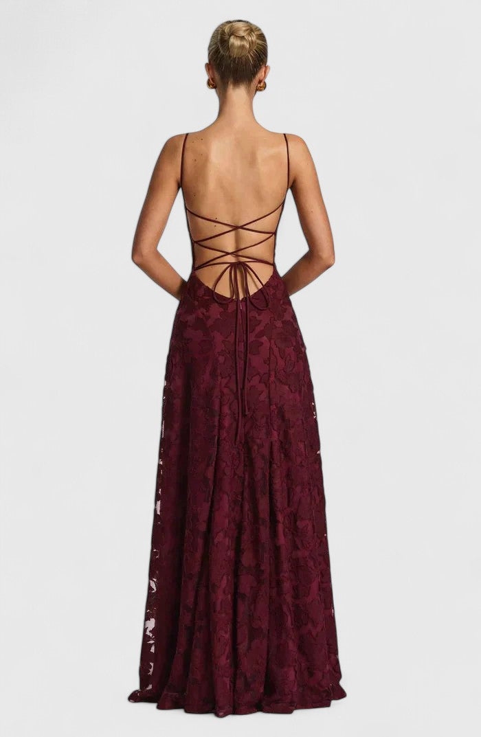 Abito Maxi Donna Linea Allungante Stile Sofisticato