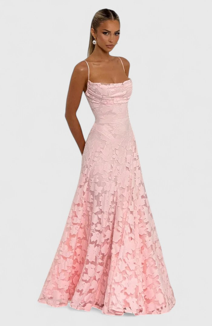 Abito Maxi Donna Linea Allungante Stile Sofisticato