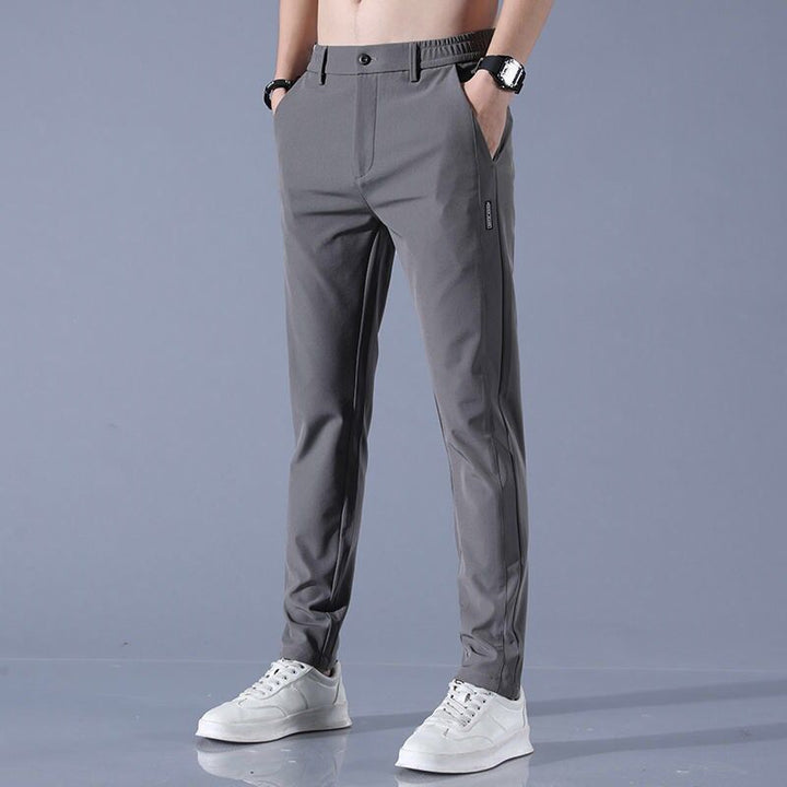 Pantaloni Estivi Uomo Tessuto Flessibile Vita Regolabile - Vesarelli