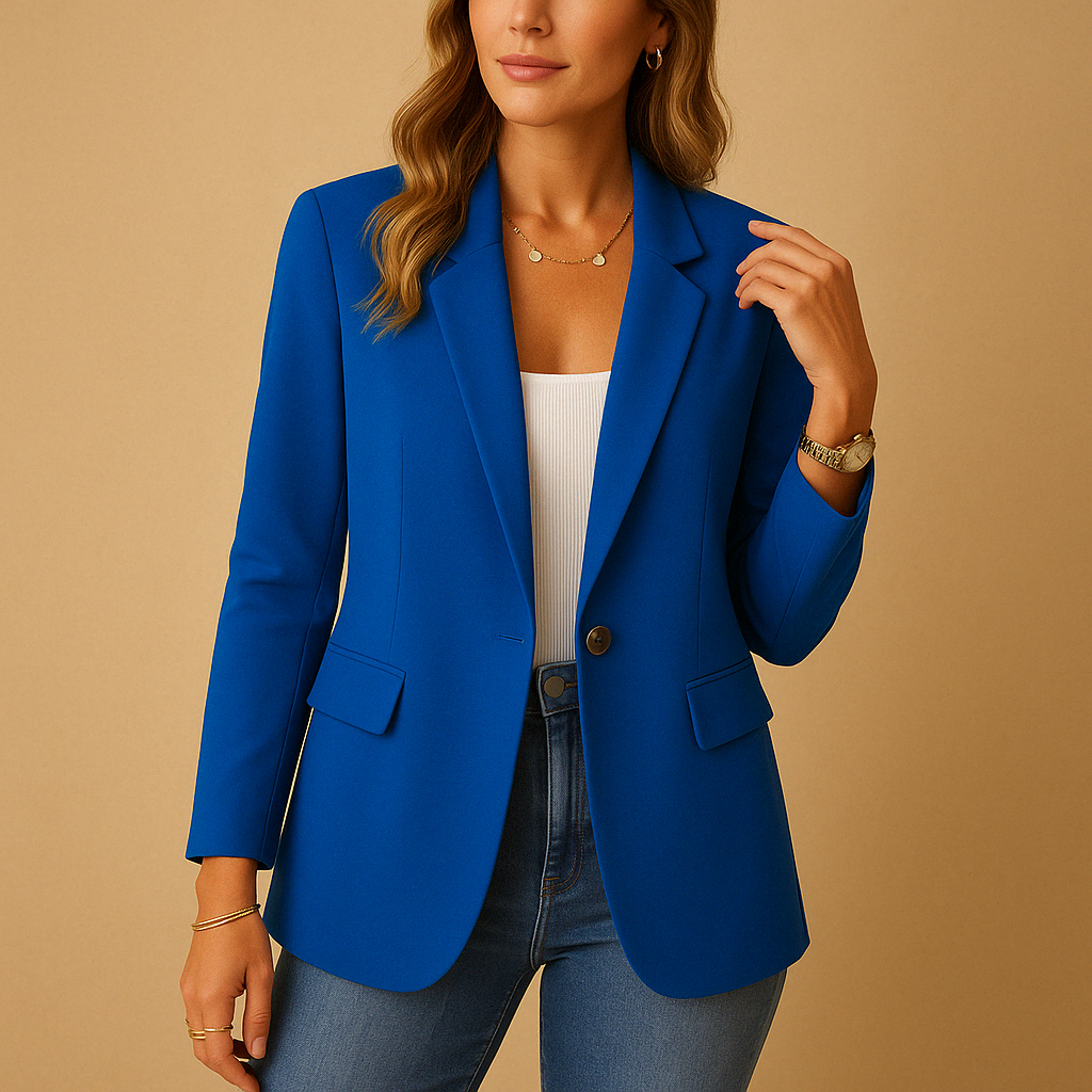 Blazer Donna Slim Fit Elasticizzato Design Aderente