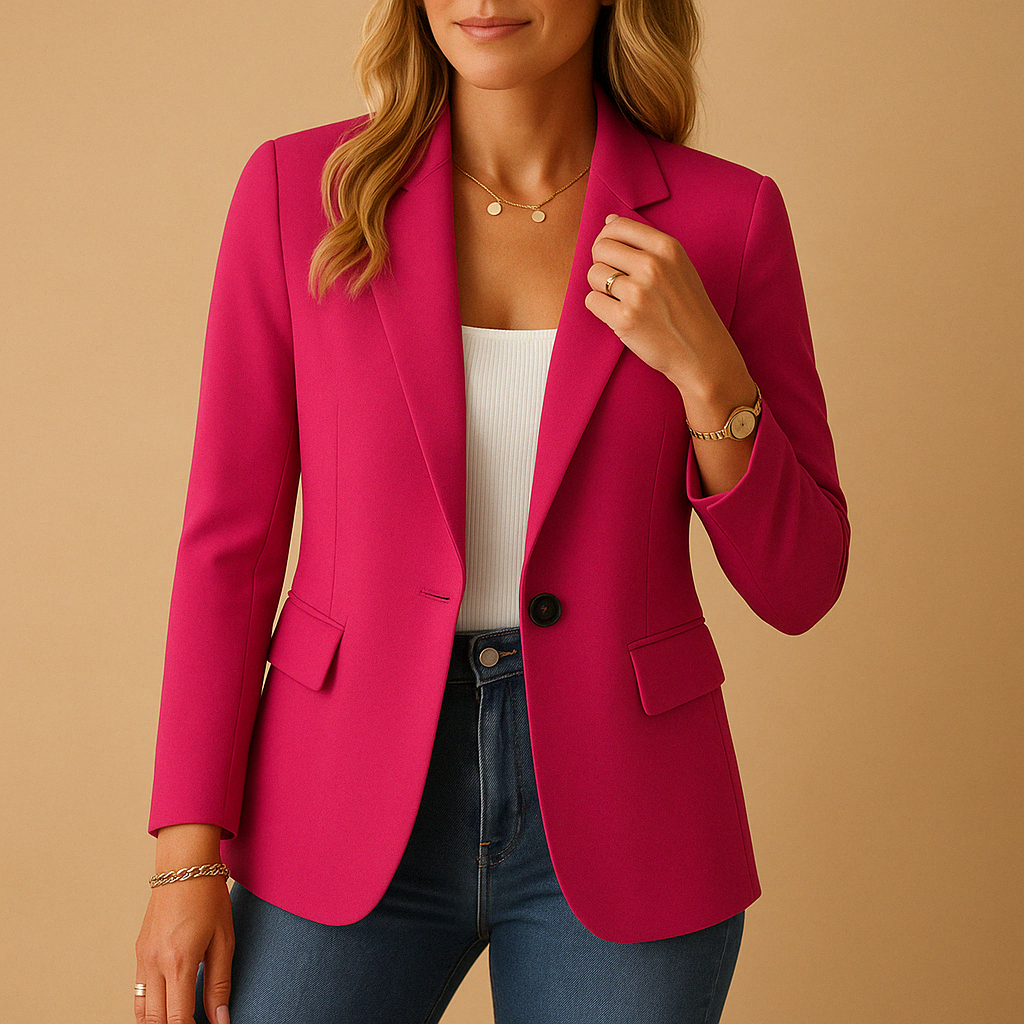 Blazer Donna Slim Fit Elasticizzato Design Aderente