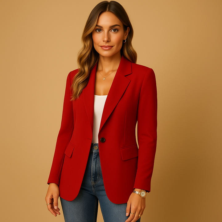 Blazer Donna Slim Fit Elasticizzato Design Aderente