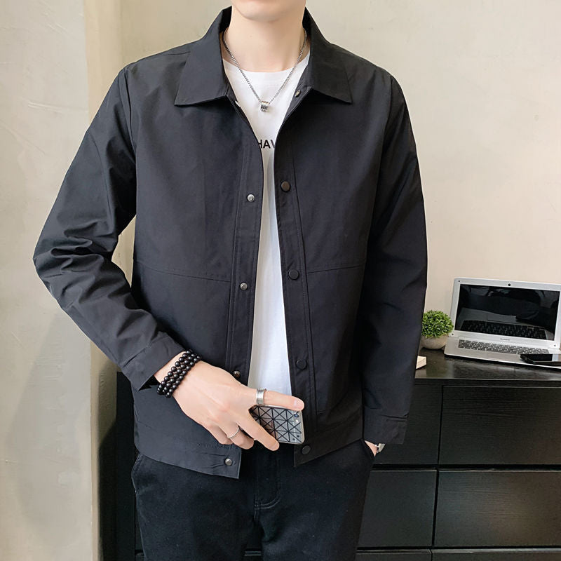 Giacca Uomo Leggera Cotone Casual con Bottoni Comoda - Vesarelli