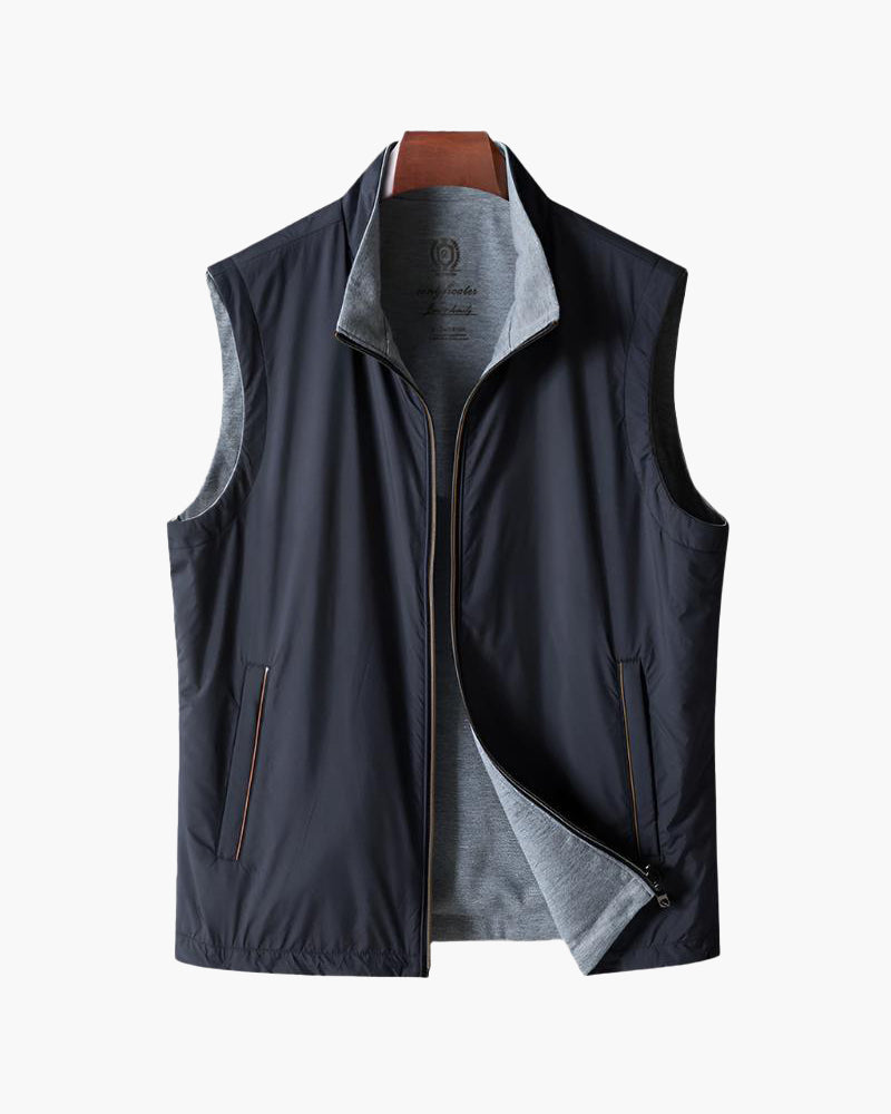 Gilet Uomo in Fleece Leggero Slim Fit Moderna - Vesarelli